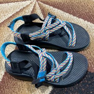Kids rainbow chacos